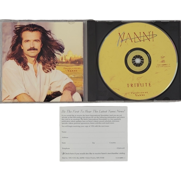 Tribute by Yanni (CD, 1997, Virgin Records) - Picture 2 of 3
